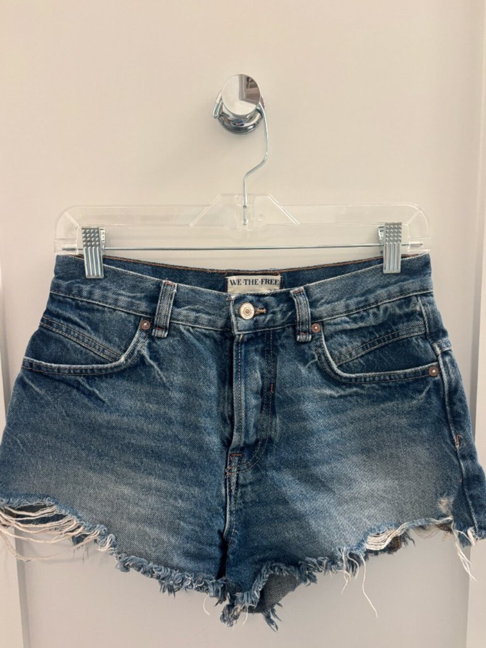 FREE PEOPLE / WE THE FREE now or never denim shorts size 26
